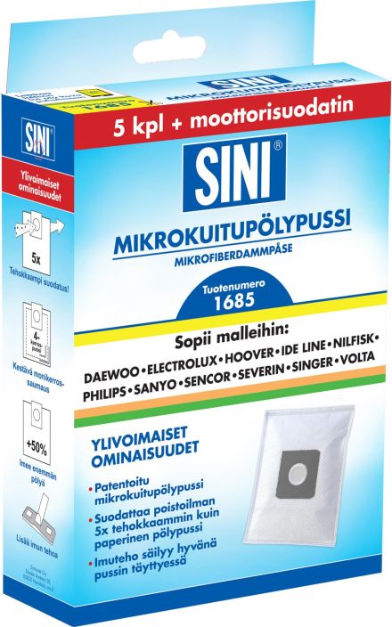 Mikropolypussi 5kpl S51685 922-661