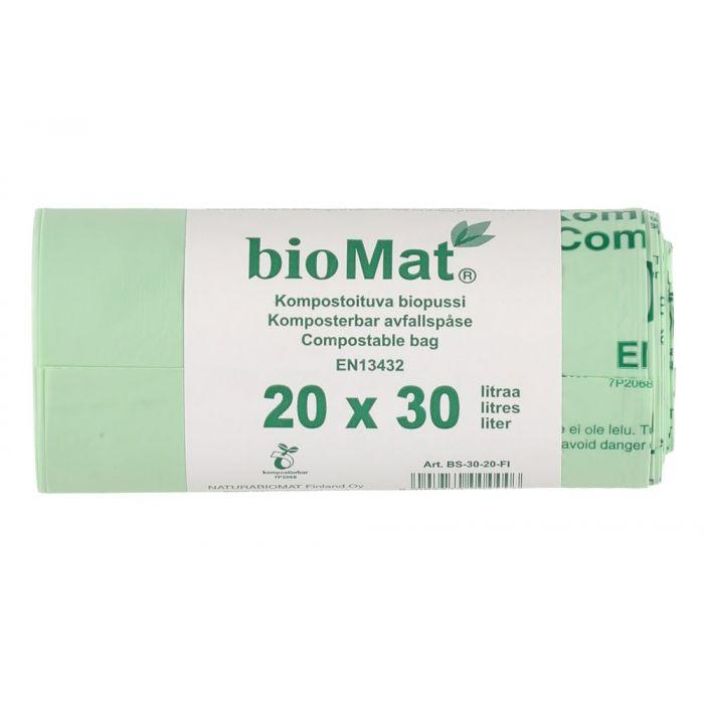 Biomat bio roskapussi 20kpl 30L 329820 924-1260