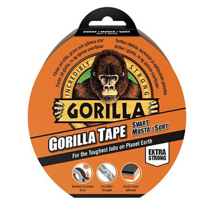 Gorilla Tape Black 32m 24603 908-053