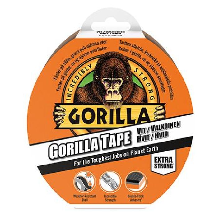 Gorilla Tape White 27m 24608 908-048