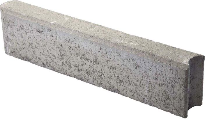 Lakan betoni nurmikon reunakivi 600x80x135mm harmaa 500669979 930-595