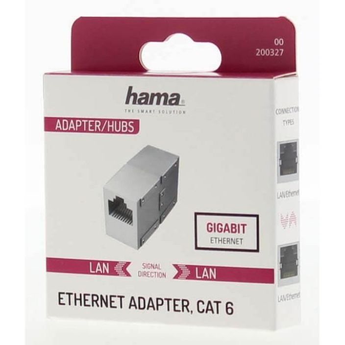 HAMA Adapter Network CAT6 1 Gbit/s HAMA Adapter Network CAT6 1 Gbit/s