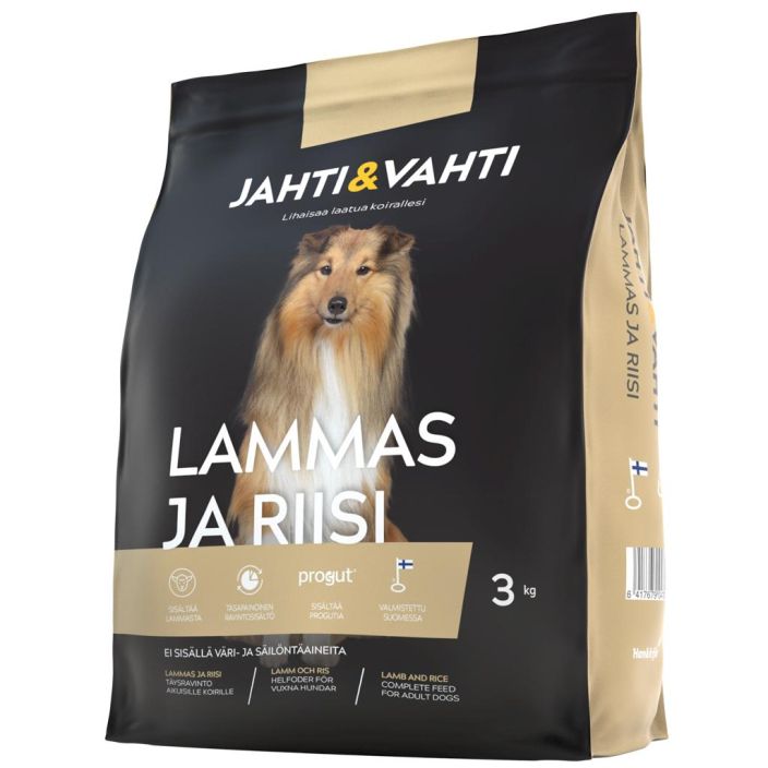 Jahti&amp;Vahti Lammas ja Riisi 3kg PPF4780 905-409