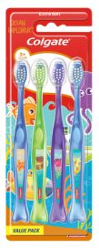 Colgate lasten hammasharja 3+ 4-pack