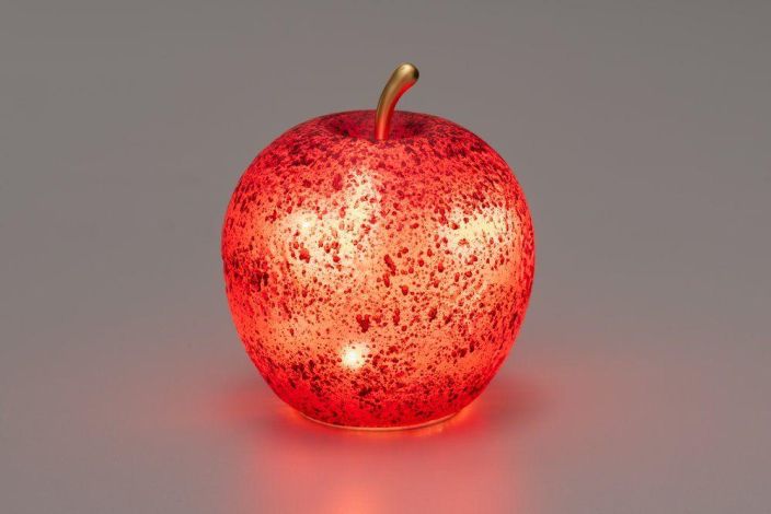 Finnlumor Lasiomena LED-valoilla Punainen 17cm 658030 tuotekuva 1