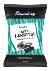 Brunberg Minttu Täytelakritsi 200g
