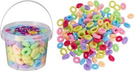 Värikkäät hiuslenkit 144kpl