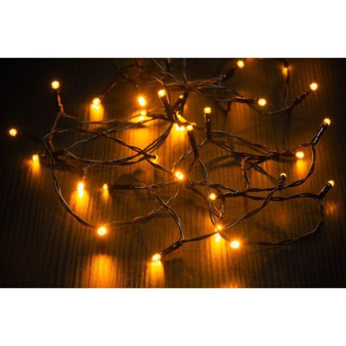 Finnlumor Valoketju 240LED meripihka musta johto 638816 tuotekuva 1