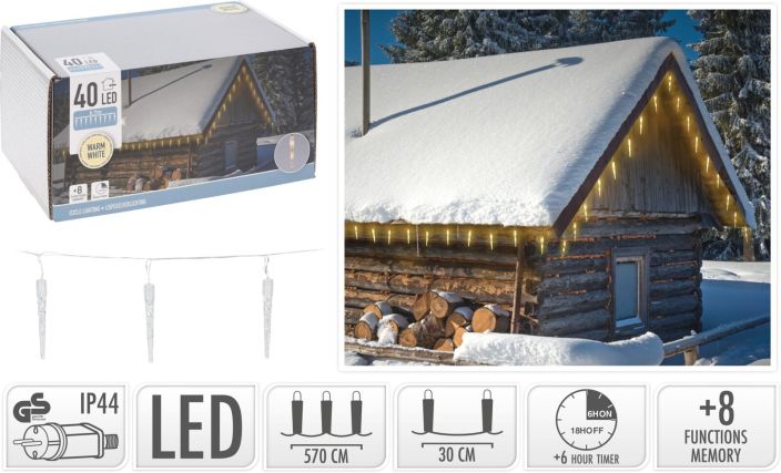Valosarja jaapuikot 40led lammin valk. AX5390300 Valosarja jaapuikot 40led lammin valk. AX5390300