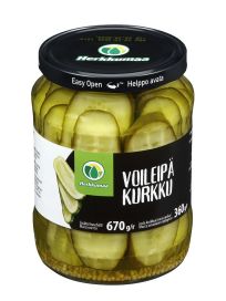 Herkkumaa Herkkumaa voileipäkurkku 670g/360g 5559