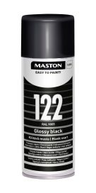 Maston spraymaali kiiltävä musta 122 400ml