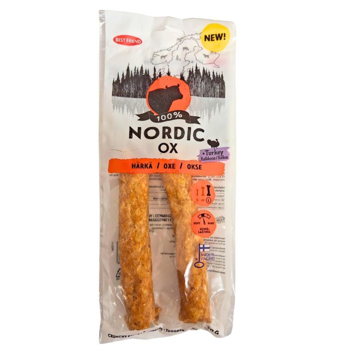 BF Nordic harka+kalkkuna rouheluu 17cm 2kpl 60g Super maukkaat Harka-kalkkuna rouheluut ovat herkullinen sekoitus rouhittua