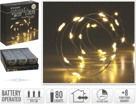 Valolanka 80LED lämminvalkoinen