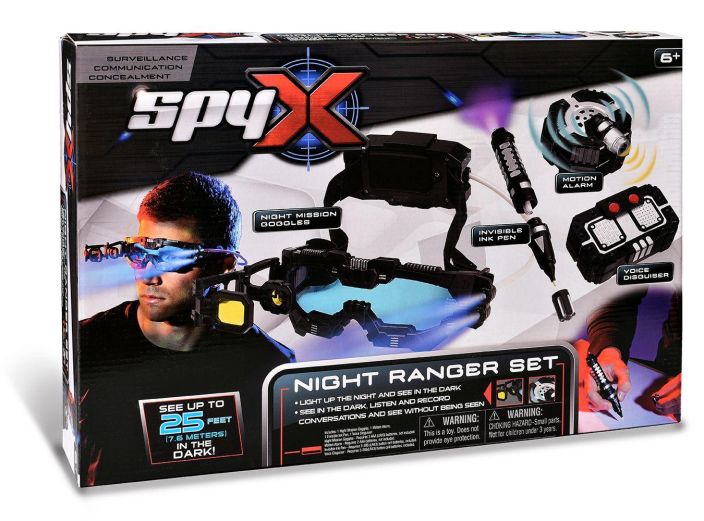 SpyX Night Ranger set Haaveiletko salaisen agentin urasta? Tarvitset vain oikeat varusteet! SpyX tarjoaa oikeat