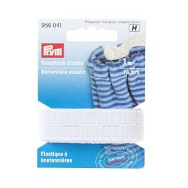 Reikäkuminauha 18mm 1m valkoinen