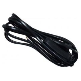 Välikytkinjohto 2+0,5m musta