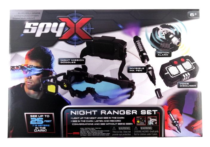 SpyX Night Ranger set Haaveiletko salaisen agentin urasta? Tarvitset vain oikeat varusteet! SpyX tarjoaa oikeat