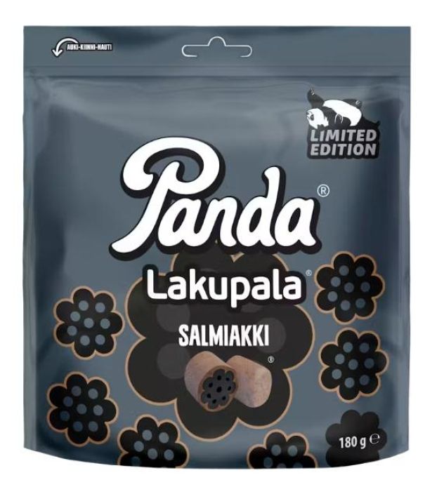 Panda Lakupala salmiakki 180g Panda Lakupala salmiakki 180g