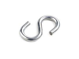 S-koukku 106 sähkösinkitty 55 mm