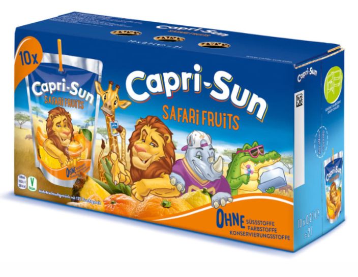 Capri-Sun Safari pillimehu 2dl 10-pack Iso 10 kpl pakkaus Capri-Sun pillimehuja!