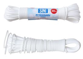 Sini pyykkinaru 20m valk tai vihreä 
