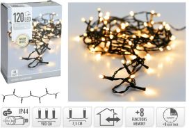 Valoketju 120LED lämminvalkoinen