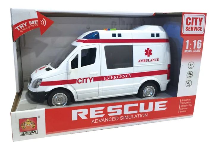 City Service Ambulanssi Ambulanssi valoilla ja aanilla. City Service Ambulanssi Ambulanssi valoilla ja aanilla.