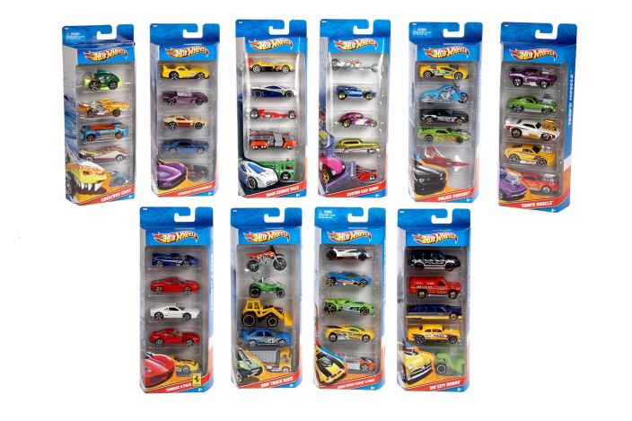 Hot Wheels autolajitelma 5kpl 1806 02016005 5kpl/pkt 926-7009