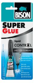 Bison Super glue control pikaliima 3g