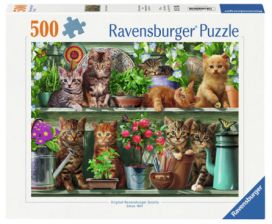 Ravensburger Cats On The Shelf 500p palapeli