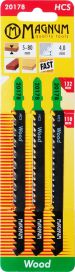 Magnum Pistosahanterä HCS 4,0/132mm 3kpl 20178