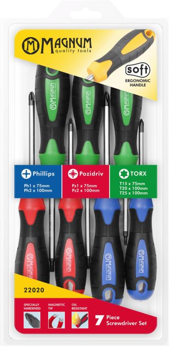 Ruuvitalttasarja Ph/Pz/TORX 7-os. 22020 980-1374