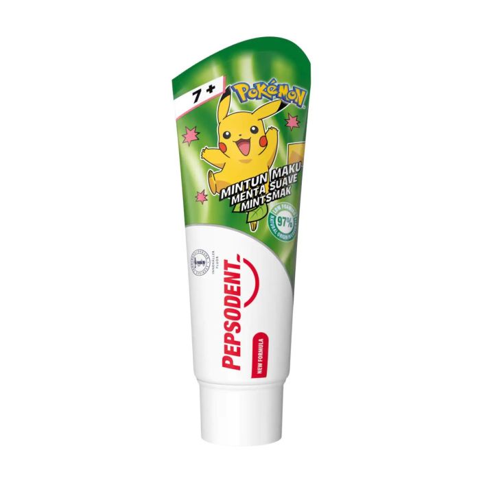 Pepsodent Junior Mild Mint hammastahna 75ml Pepsodent Junior hammastahna on suunniteltu 7-13-vuotiaiden lasten hampaiden