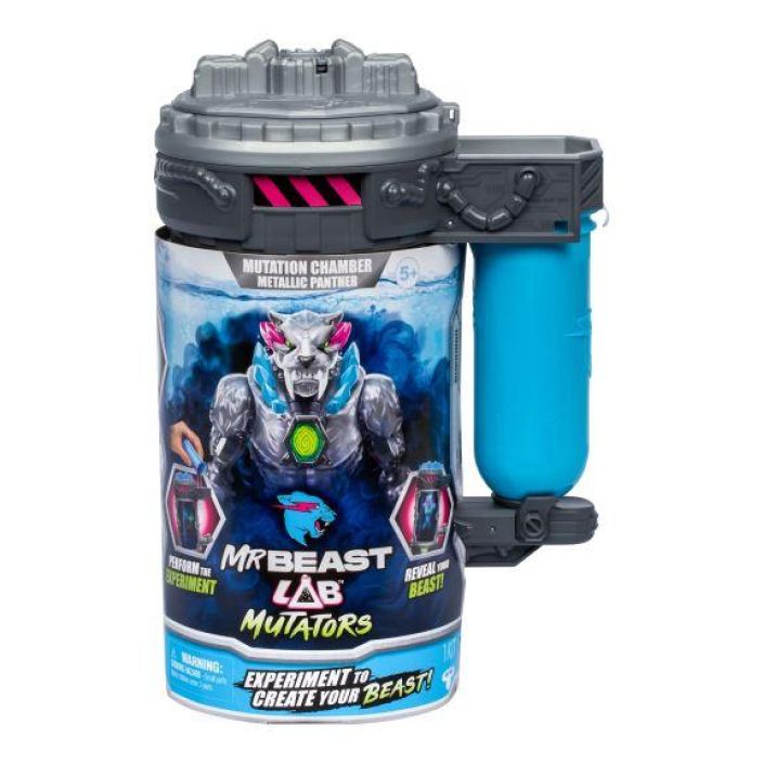 Mr.Beast mutator action figure Metallic Panther MrBeast Lab Mutator Metallic Panther! Suorita koe ja luo siisti MrBeastin