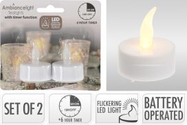 Led kynttilä tuikku 2kpl