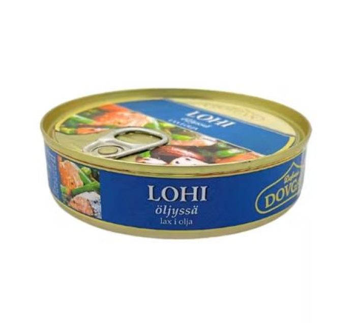 Dovgan lohi oljyssa 160g Dovgan lohi oljyssa 160g