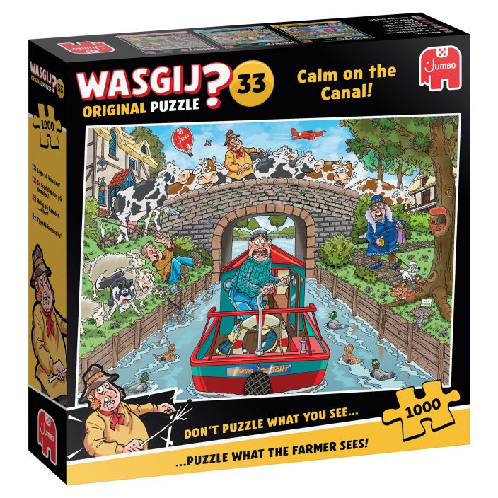 Wasgij Original 33 Calm on the canal! 1000p JU119802241 Wasgij Original 33 Calm on the canal! 1000p JU119802241
