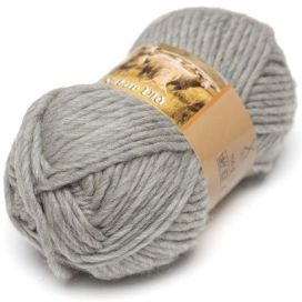 Hjertegarn Natur Uld 0400 Meleerattu vaaleanharmaa 100g