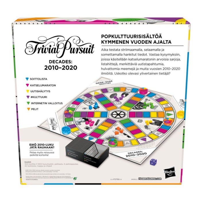 Trivial Pursuit 2010-2020 luvut FI 611139 tuotekuva 5