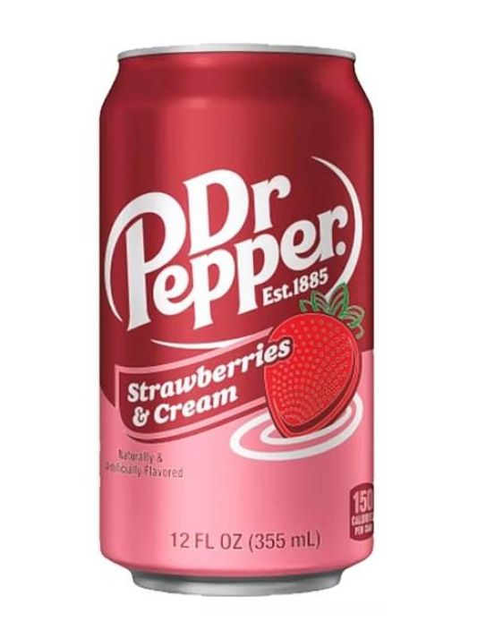 Dr Pepper Strawberries &amp; Cream USA 355ml 906-236