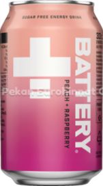 Battery Peach Rasberry sugar free 330ml