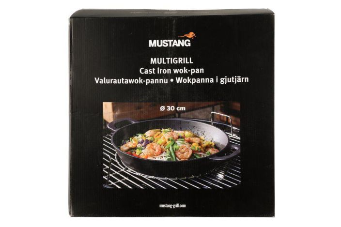 Mustang Valurauta Wok-pannu multigrill 603438 tuotekuva 2