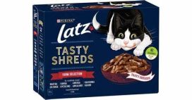Latz Tasty Shreds Farm 12x80g
