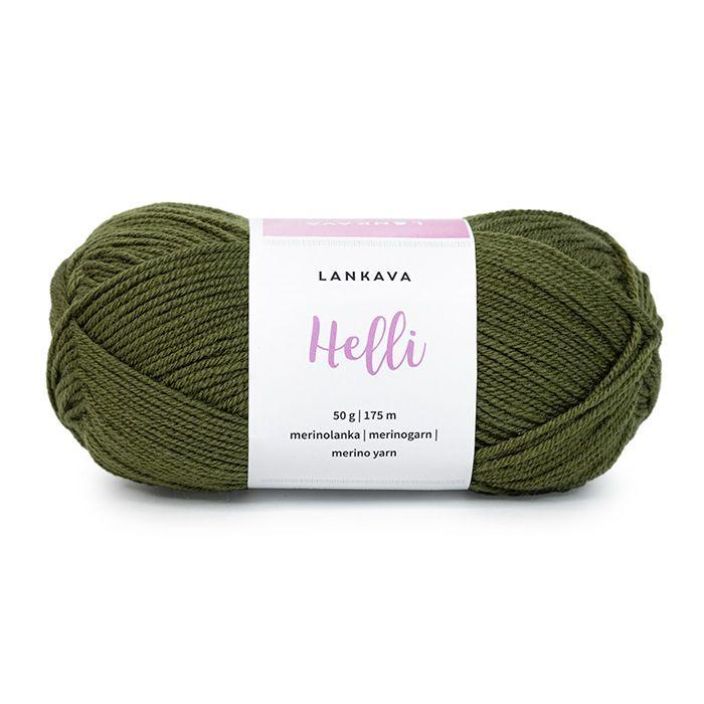 Lankava Helli 317 oliivinvihrea 50g HELLI-317