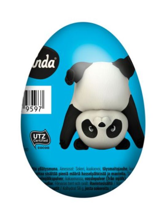 Panda suklaamuna 20g tuotekuva 2 Panda suklaamuna 20g tuotekuva 2