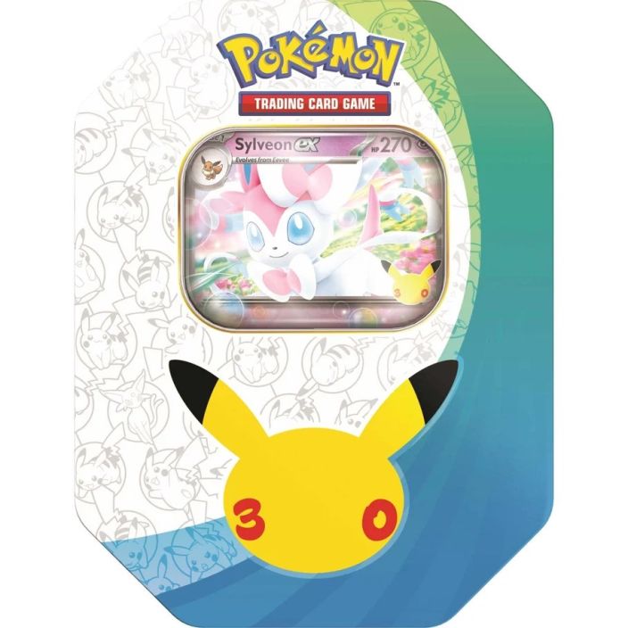 Pokemon Tin ex 30th ENNAKKOTILAUS (julkaisu 16.9.2026) Mikali maahantuojan toimituksissa ilmenee viivetta Pokemon Tin ex 30th ENNAKKOTILAUS (julkaisu 16.9.2026) Mikali maahantuojan toimituksissa ilmenee viivetta