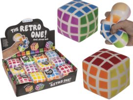 Stressikuutio retro puzzle 6cm