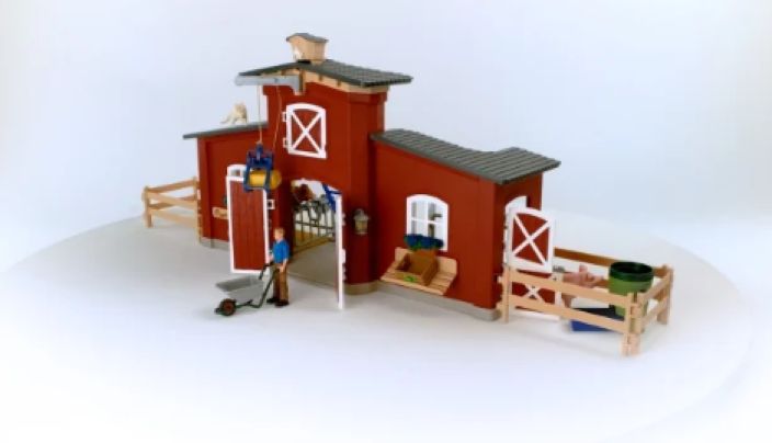 Sch Suuri navetta sis. eläimiä ja varusteita 42606 POISTUU tuotekuva 1