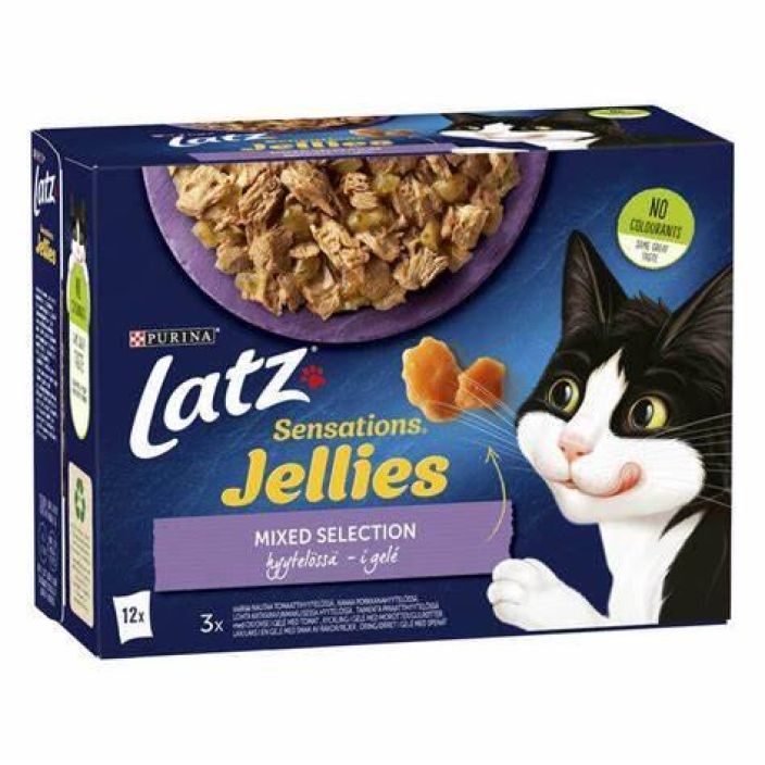 Latz Agail Sensations Jellies 12x85g Mixed lajitelma hyytelossa 12449347 969-1138