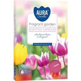 Aura Tuoksulämpökynttilä Fragrant garden 6kpl 641060